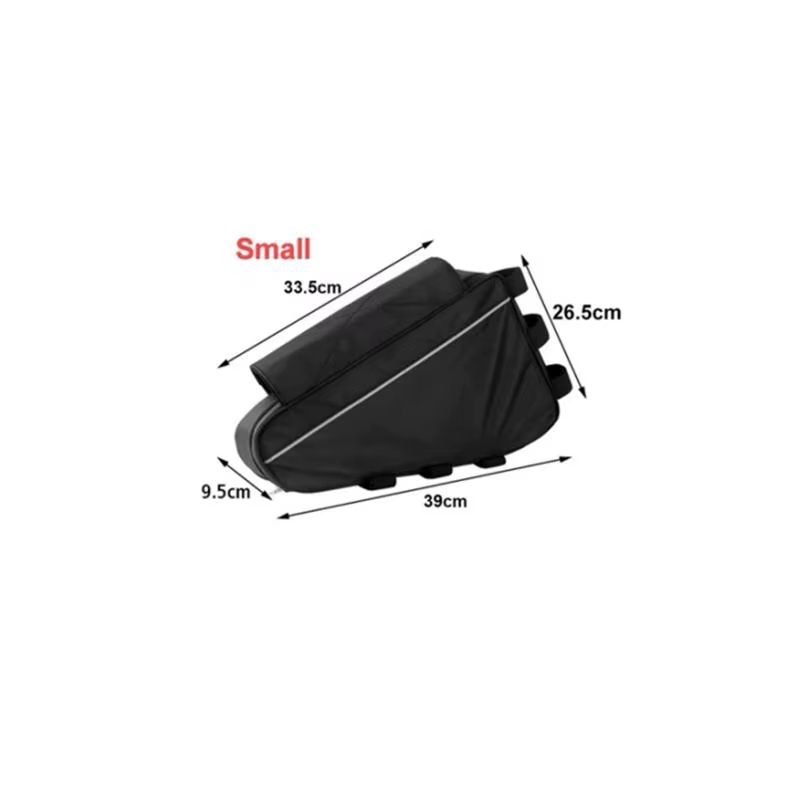 Sac à batterie pour vélo électrique, 36V, 48V, 60V, 72V, sacs triangulaires pour boîte de vélo noire
