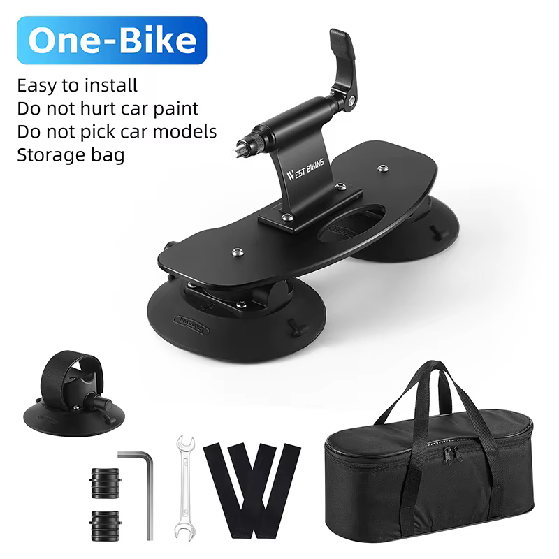 WEST BIKING – support de vélo à aspiration sous vide, support de toit pour voiture, installation rap