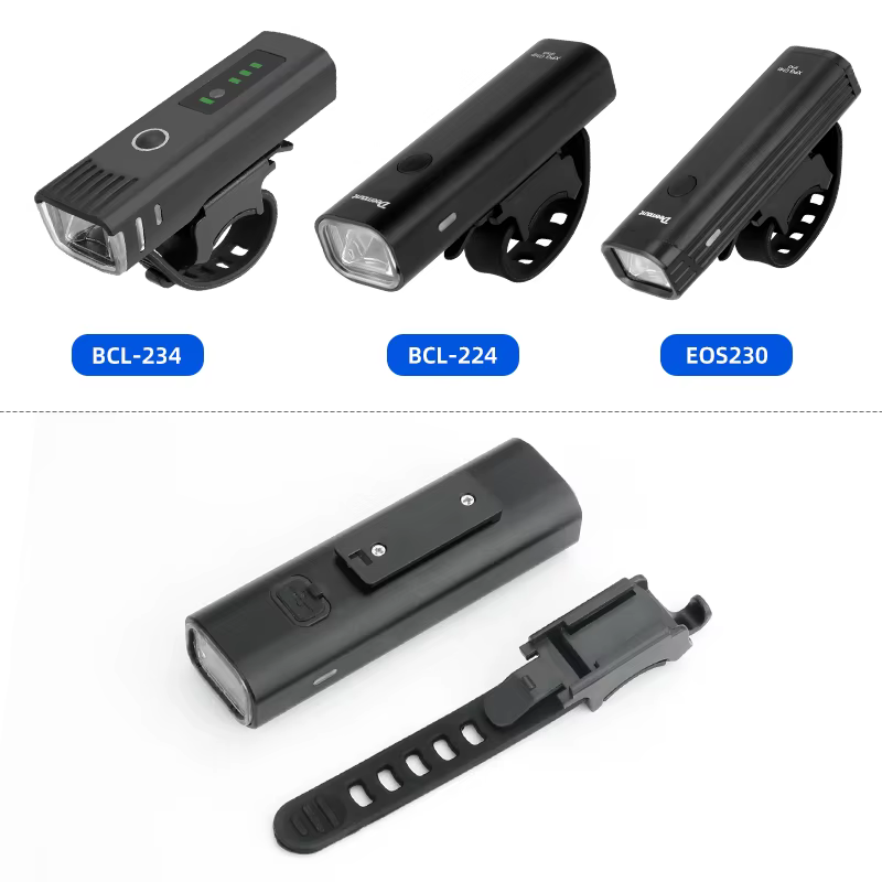 Support de phare de vélo avec Interface Gopro, support de lampe LED pour vtt, pour Rockbros QD-250 Y