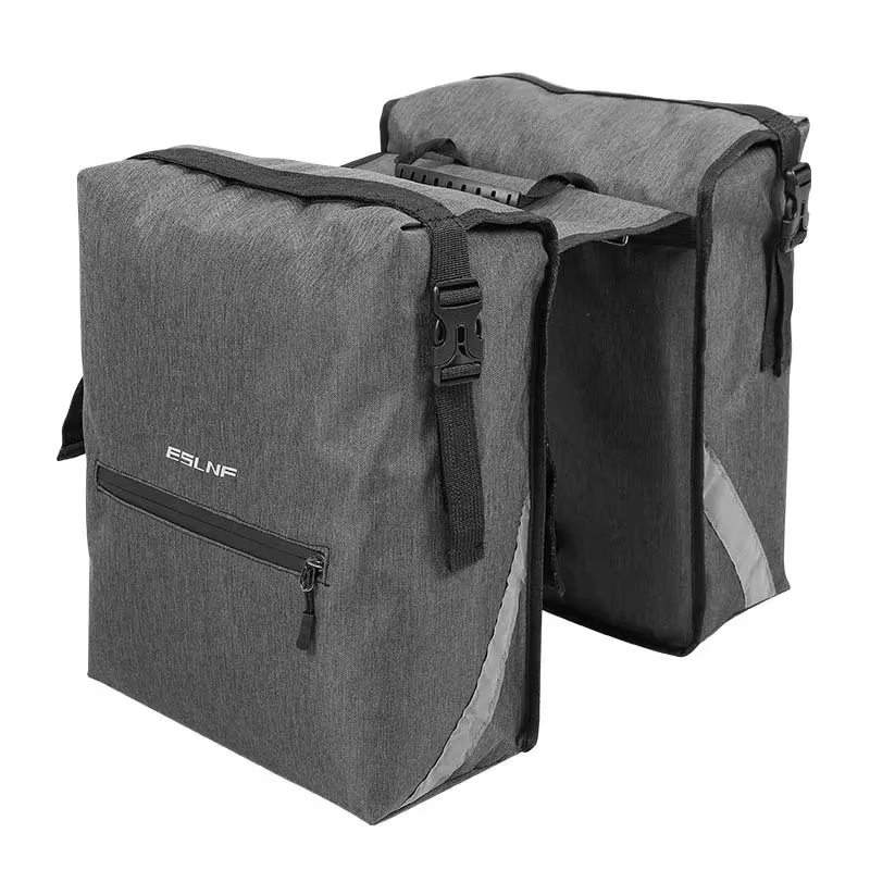 ESLNF sac de siège arrière de vélo 25L grande capacité sacs à bagages extérieurs imperméables cyclis