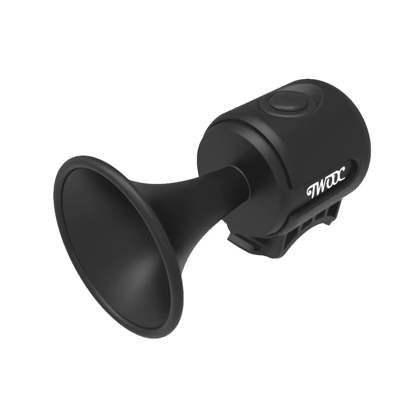 TWOOC-Klaxon électronique de vélo, son d'iode puissant, batterie CR2032, 120dB, IPtage étanche, adap