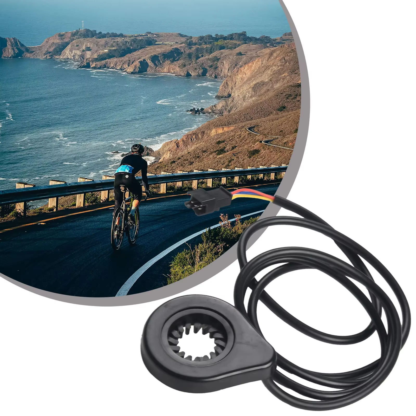1 pièces vélo électrique 12 aimant Double Hall pédale capteur d'assistance système PAS capteur vélo