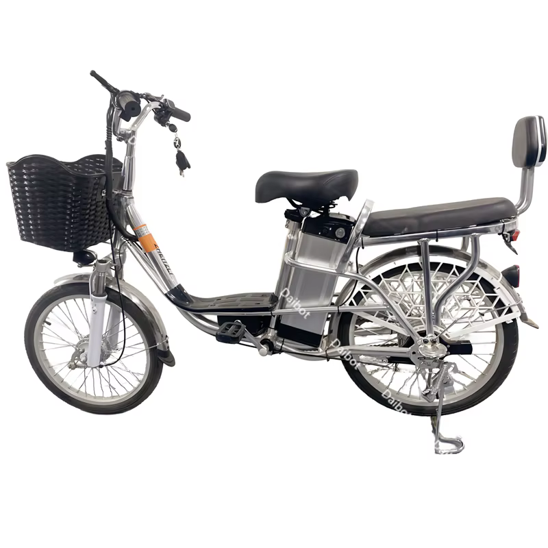 Vélo électrique à 2 roues VTT pour adultes les déplacements pour 2 personnes femmes batterie de vill