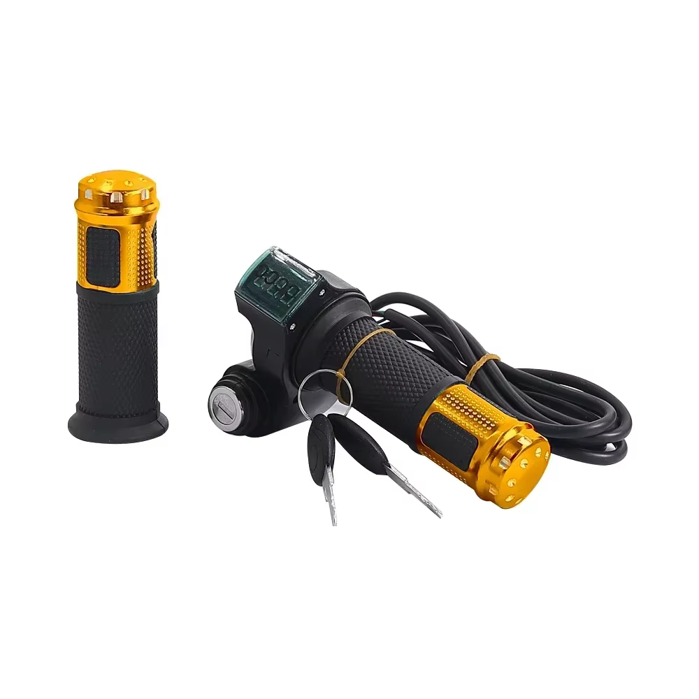 Accélérateur d'accélérateur torsadé 12V-90V pour Scooter électrique, avec voltmètre de batterie, ind