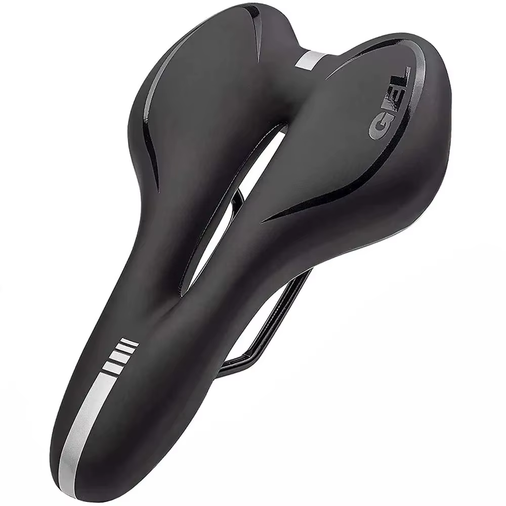 Selle de vélo en Gel, siège de vélo de route et de montagne, confortable et doux, coussin de cyclism