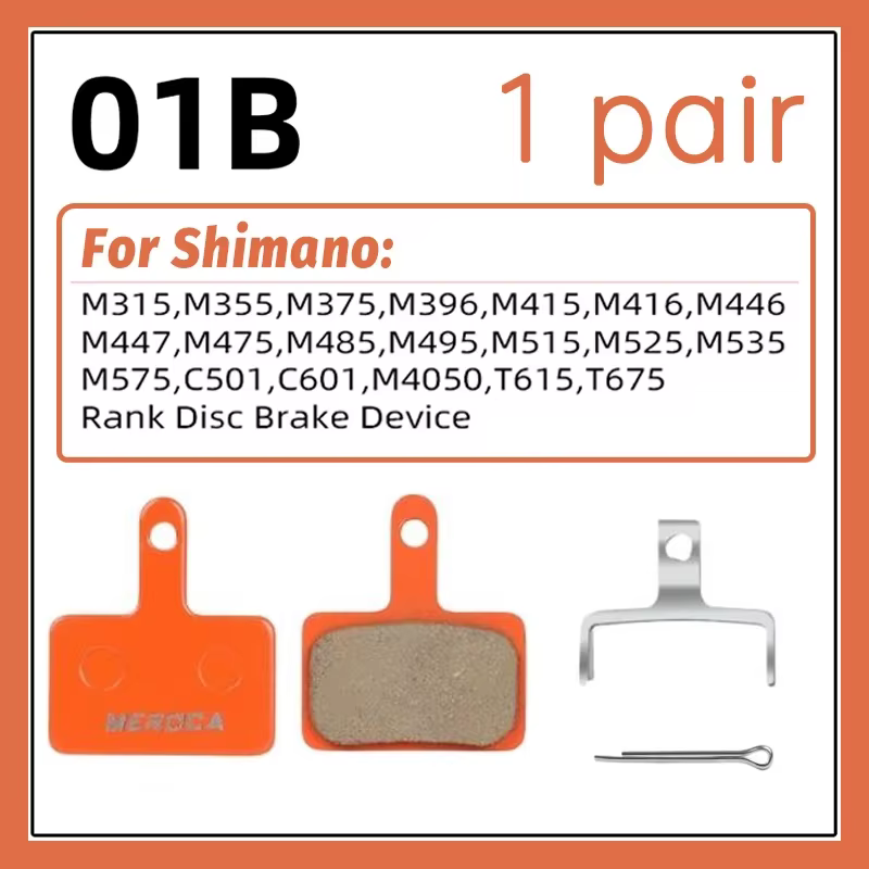 Plaquettes de frein à disque en résine pour Shimano B01s B05s MT200 M315 Mt410 M445 M446 M395 Mt400