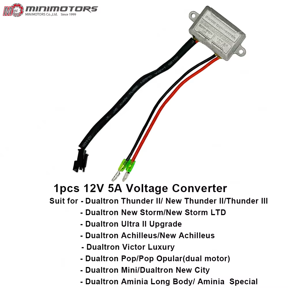 Convertisseur de tension Original Dualtron 12V 5A, convertisseur DC-DC pour MINIMOTORS Dualtron NEW 