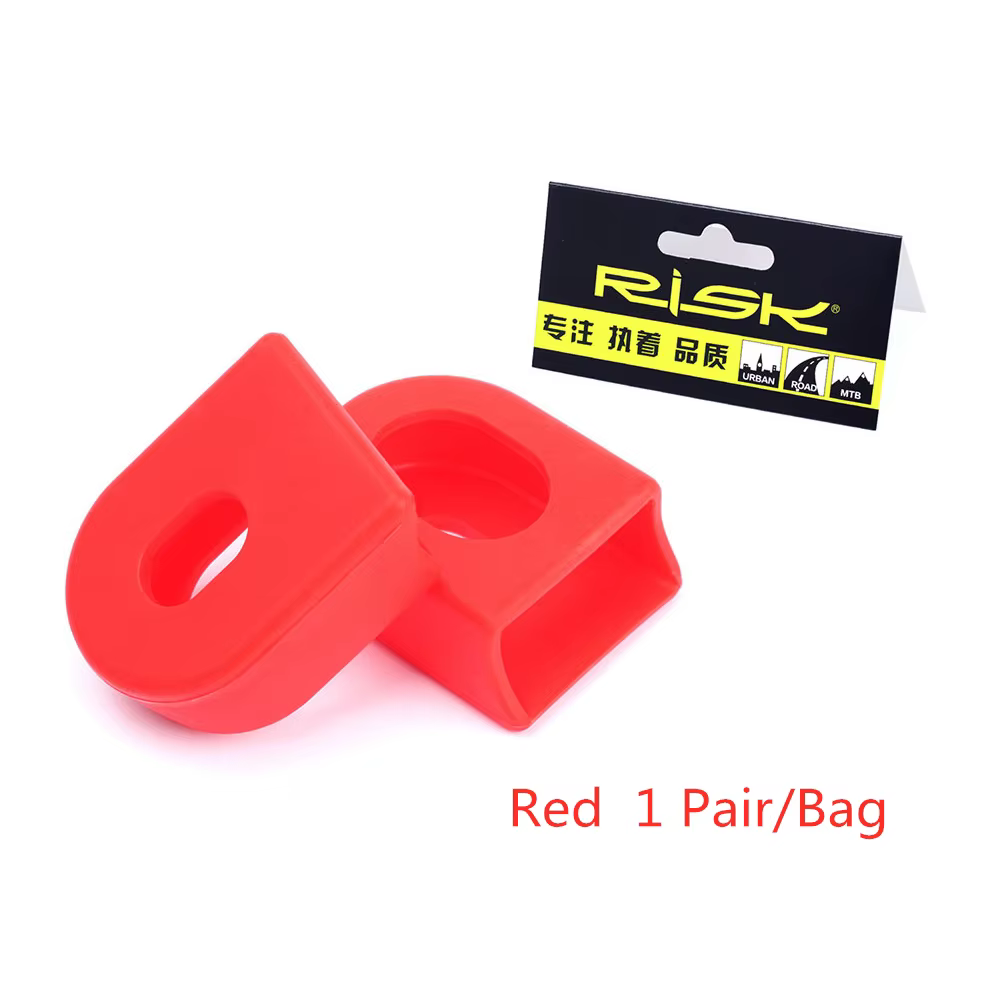 Couvercle de protection de manivelle de vélo en Silicone, manchon en Silicone, étui de protection de