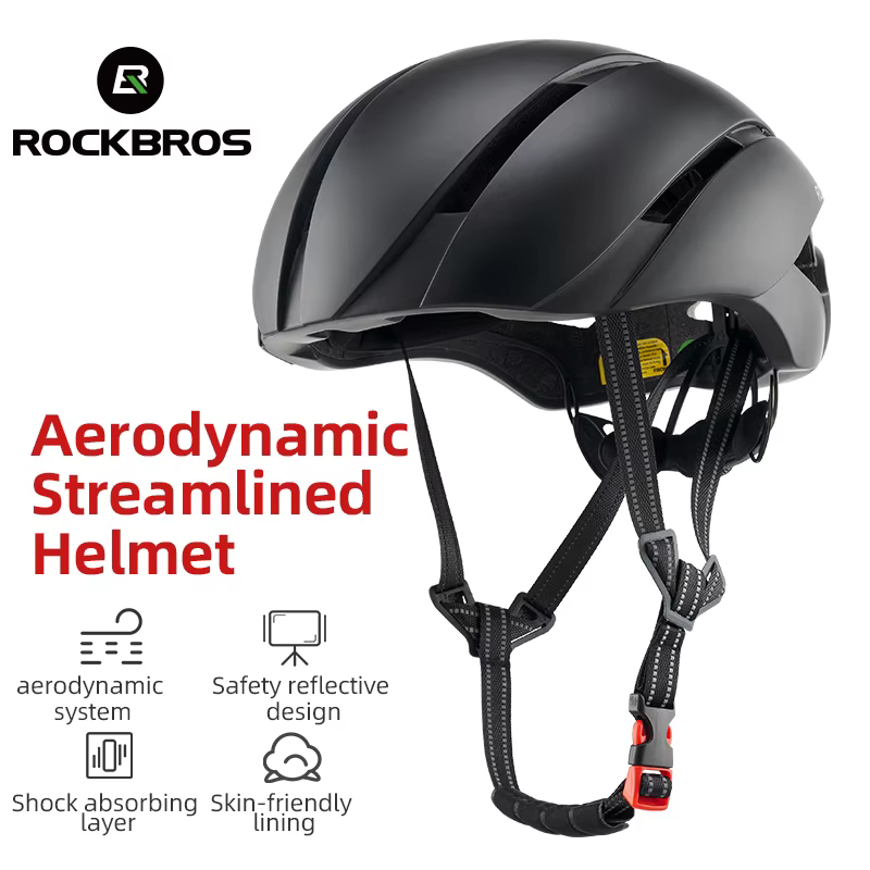 ROCKBROS casque de vélo ultraléger entièrement moulé respirant Ventilation Aero casque de cyclisme h
