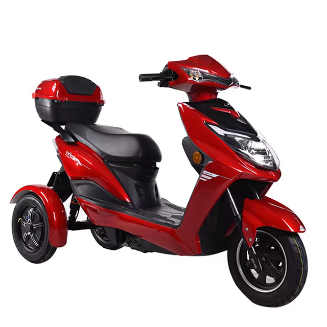 Tricycle électrique adulte à trois roues 48V500W Tricycles différentiels Scooter de mobilité électri