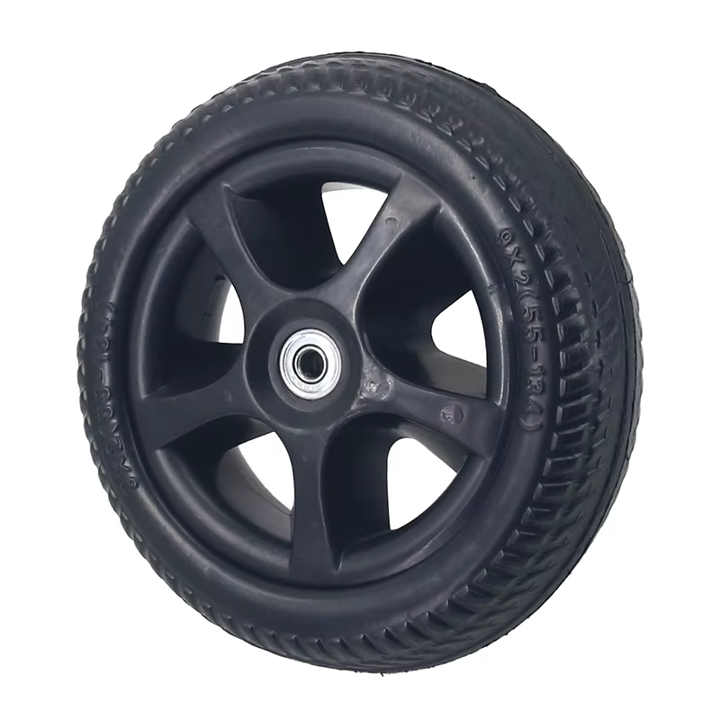 Ensemble de roue arrière pour trottinette électrique 9X2 55-134, caoutchouc antidérapant, antichoc, 