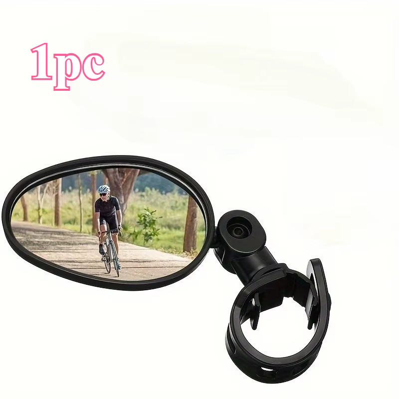 Rétroviseurs de vélo 1/2 pièces, rétroviseur ovale convexe en acrylique pour Cycling360 ° Rétrovis