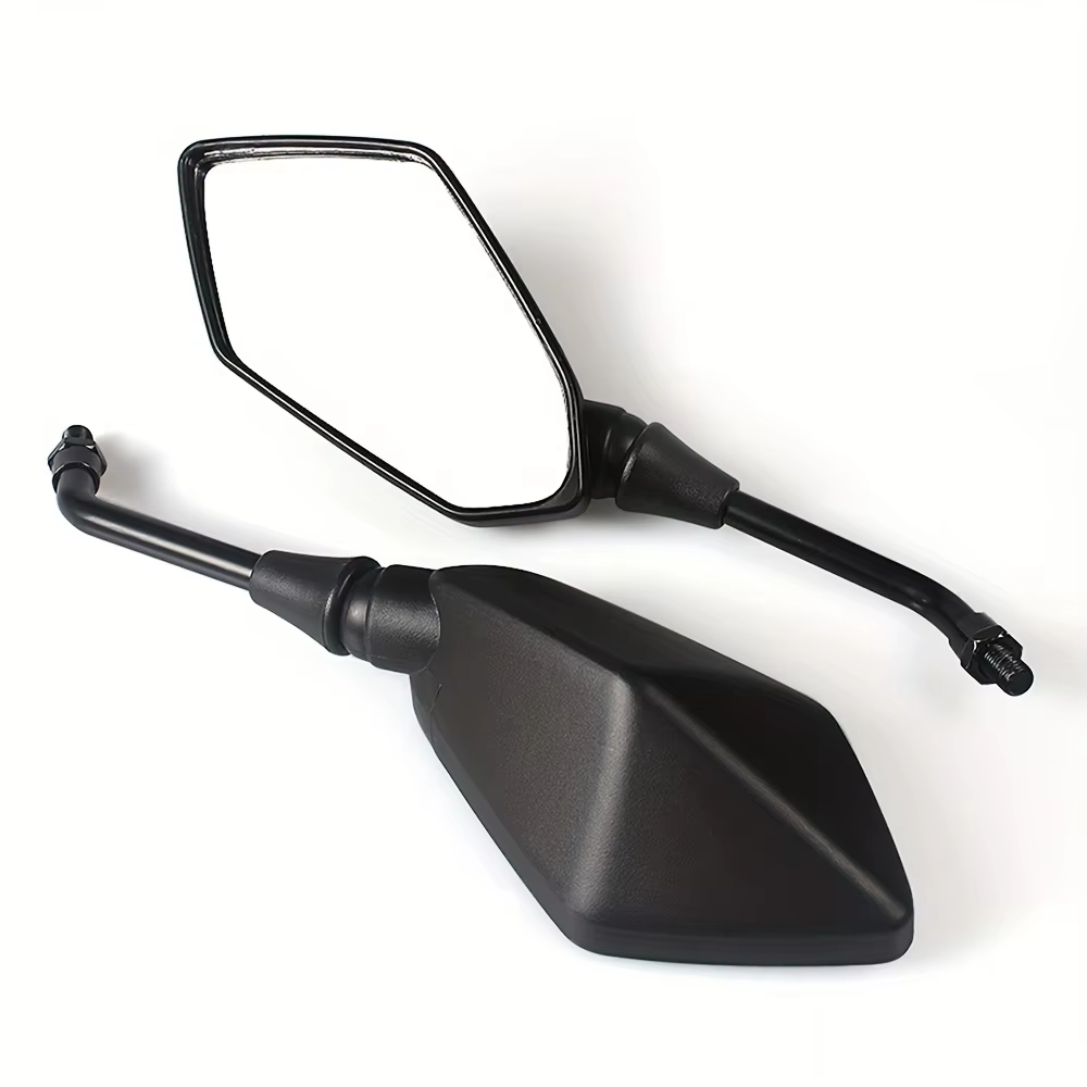 2 pièces/paire 10mm moto miroir Scooter e-bike rétroviseurs électromobile arrière côté convexe miroi