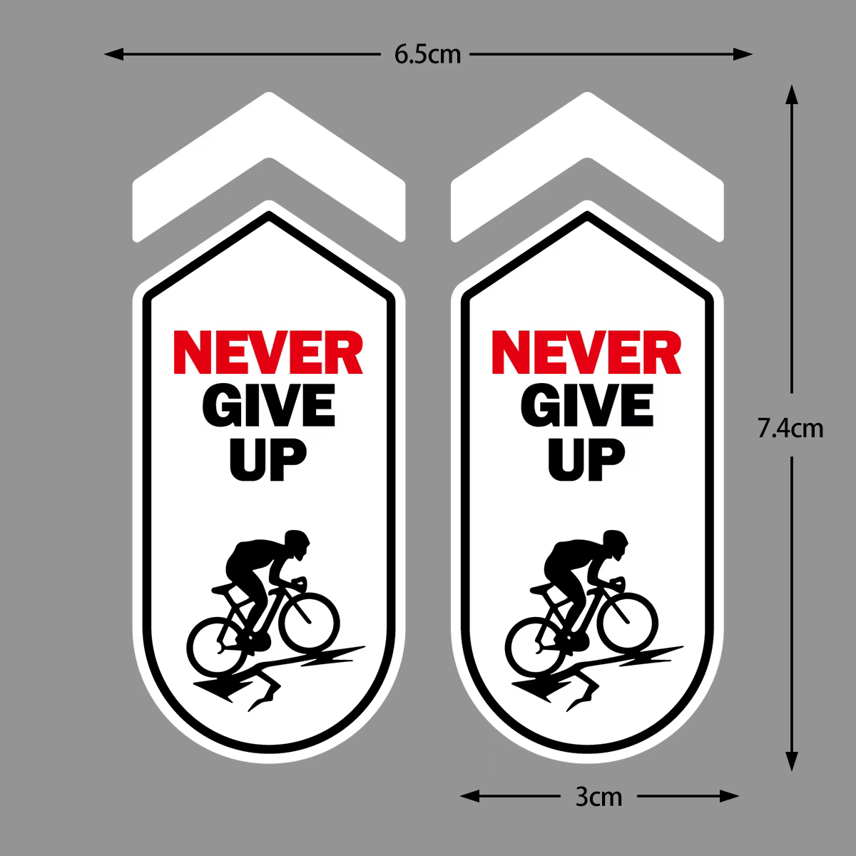 Autocollants réfléchissants pour cadre de vélo électrique, 2 pièces, corps de vélo de route, vtt, Tu