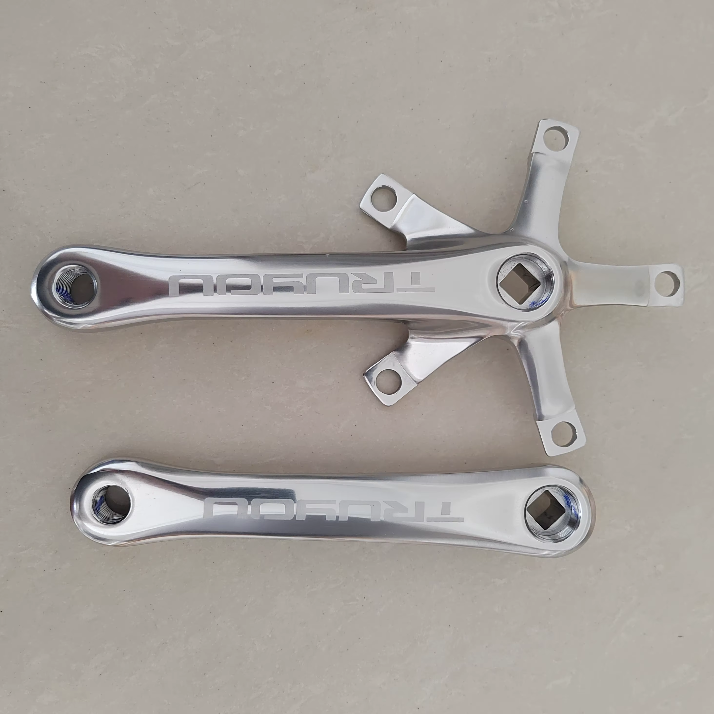 Pédalier de vélo de route 130BCD, longueur 170mm/165mm/152mm, bras de manivelle argenté, pièces de v