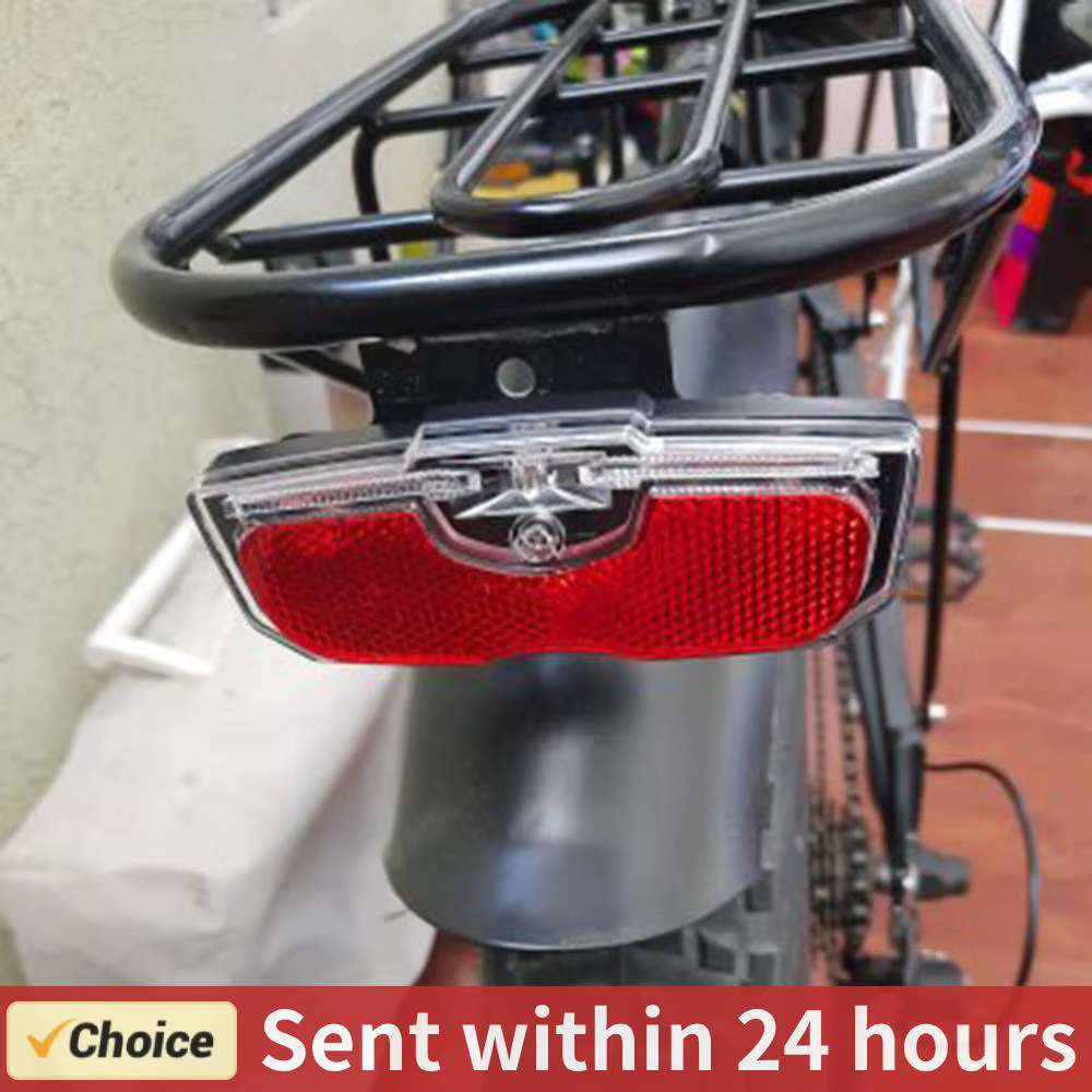 Lampe de vélo Electrolux T1, étagère arrière de vélo, tige de dégager de vélo, feu arrière de coulée