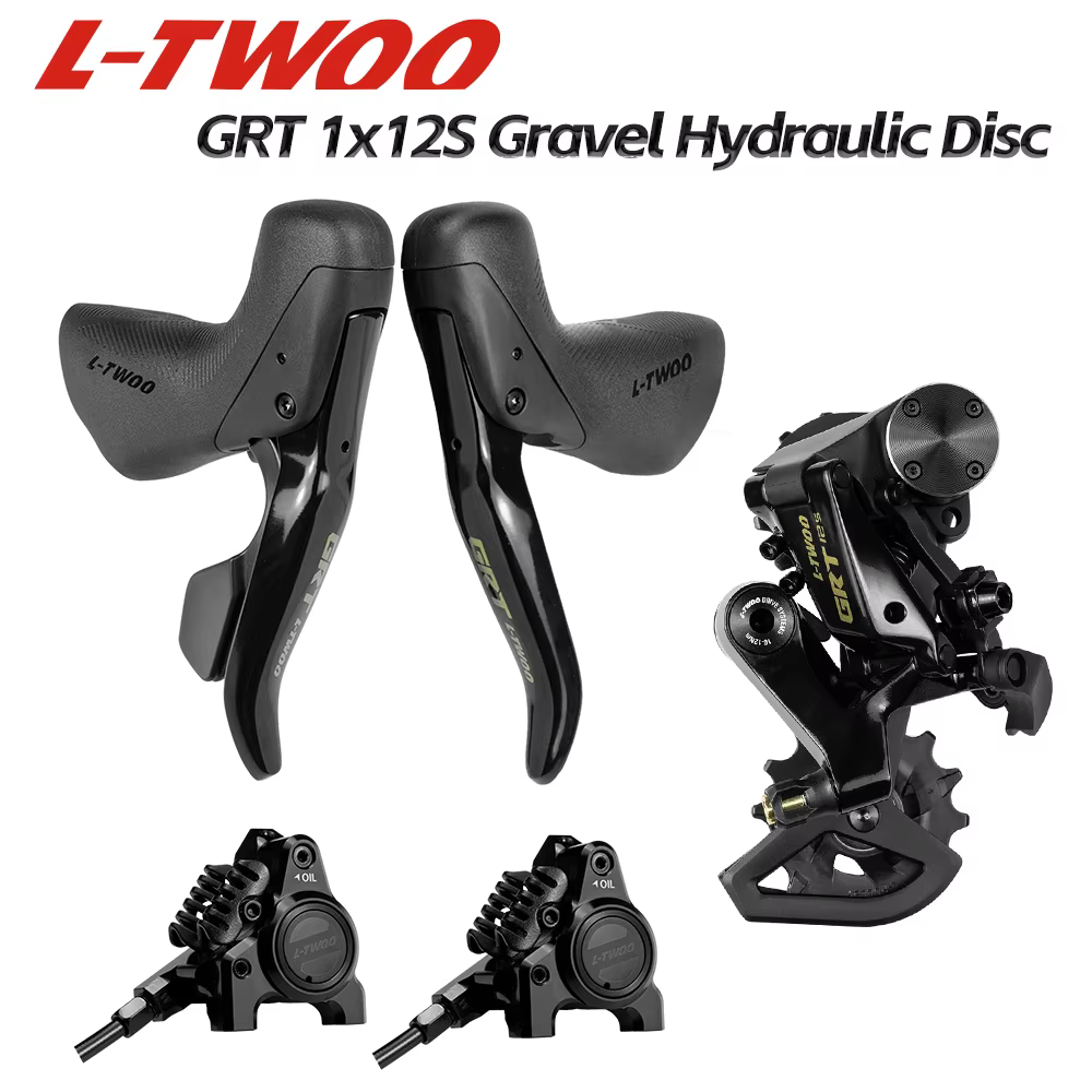 Groupe de transmission LTWOO GRT 12 - Freins à disque hydrauliques 1x12s pour vélo de route/gravel, 
