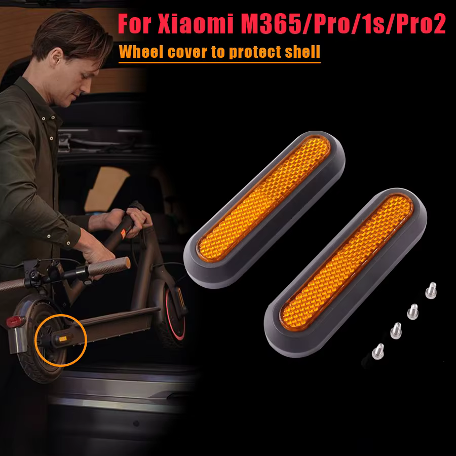Couverture de roue pour trottinette électrique Xiaomi Pro 2/1s/M365, coque de protection, avant et a