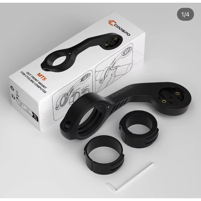 Ordinateur de vélo sans fil GPS MT5 COOSPO CS300, compteur de vitesse et odomètre 2,6 pouces, synchr