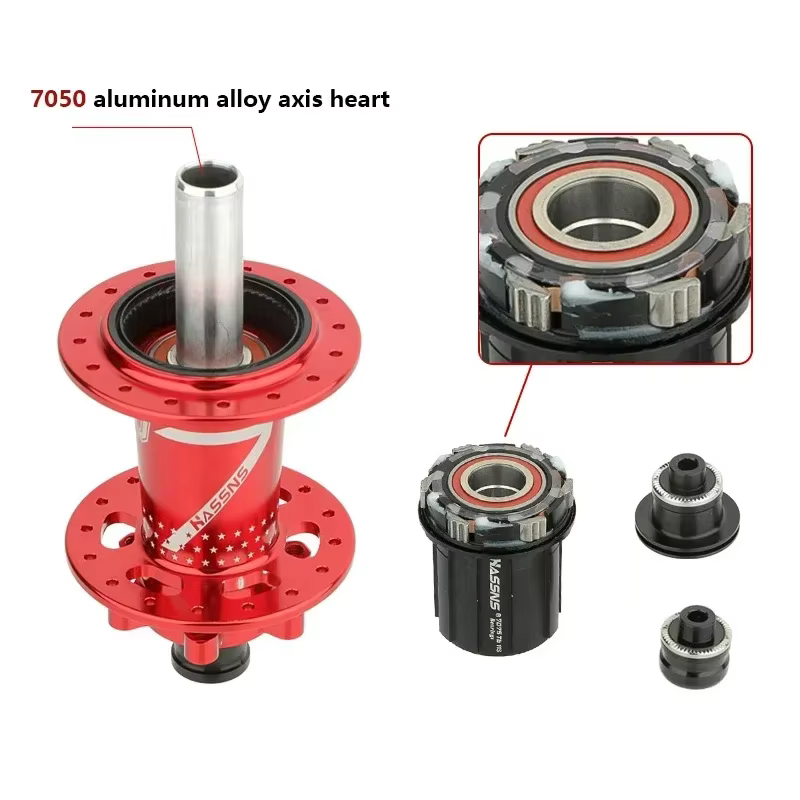 HASSNS Cube Pro 7 Cube Arc 32 36 trous vtt roulement vélo moyeu arrière dégagement rapide 32H 36H qu
