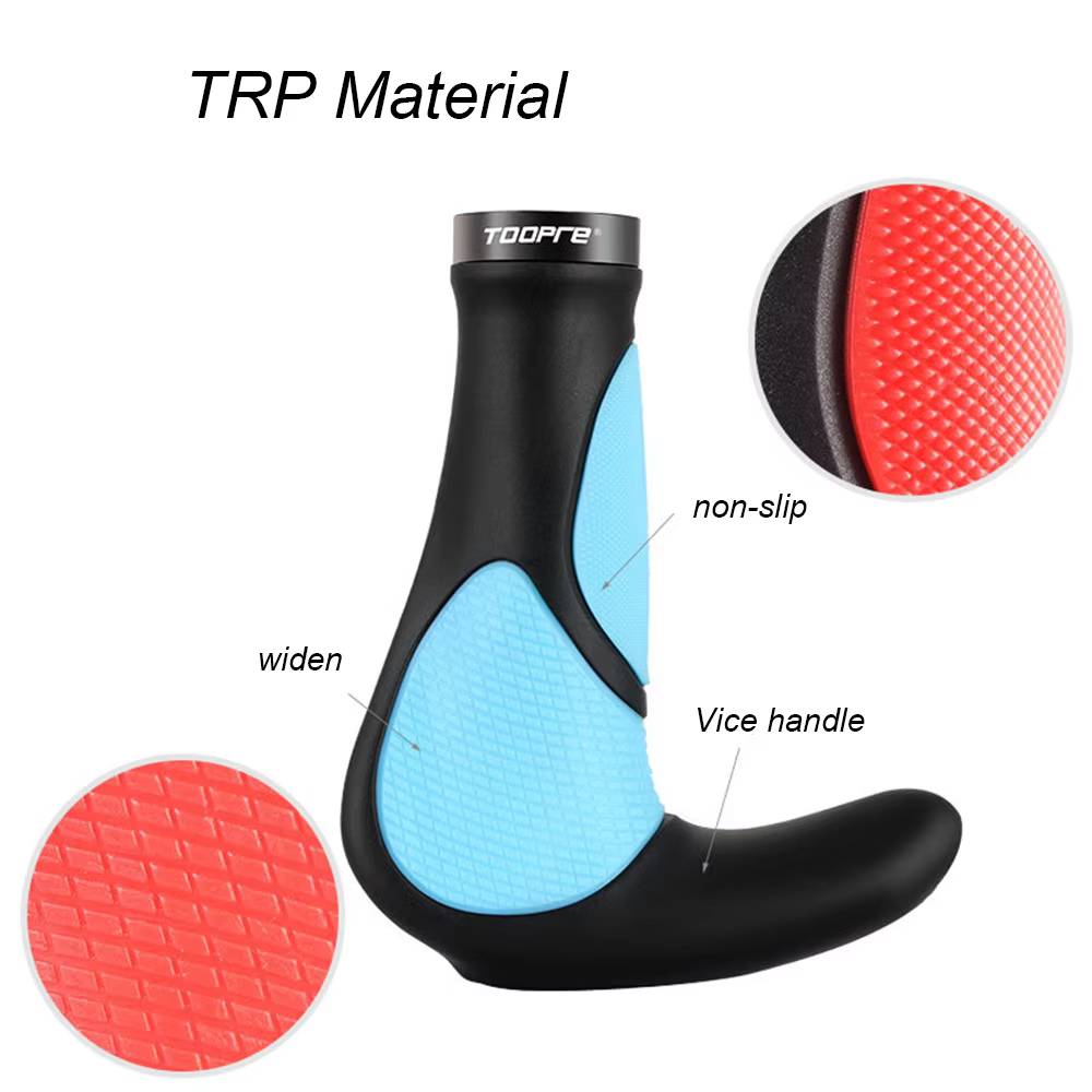 Poignée en caoutchouc TPR pour guidon de vélo, klaxon, mancommuniste, assistance à main, étau, antic