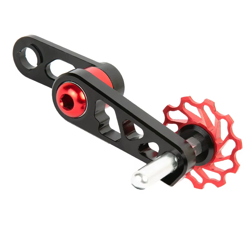Tendeur de chaîne de vélo en alliage d'aluminium, guide-chaîne à simple vitesse, tendeur de chaîne d