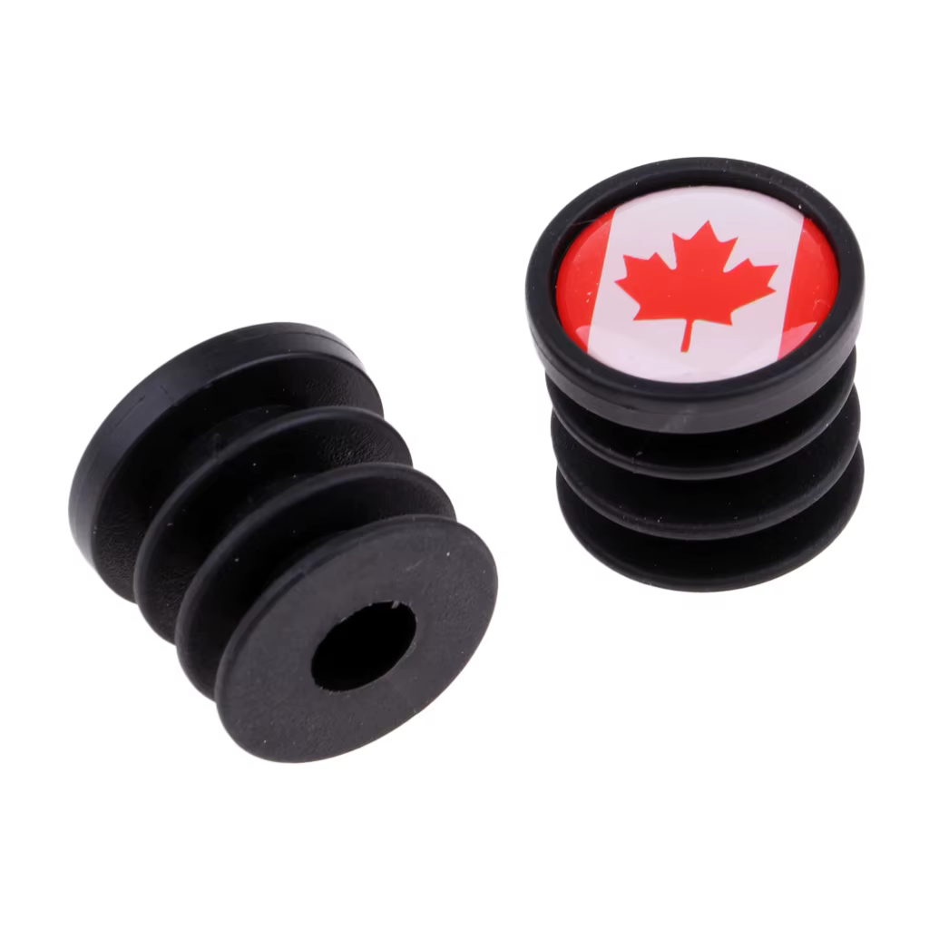 1 paire de bouchons d'extrémité de guidon de vélo, drapeau National, pour vtt, vélo de route, pièces