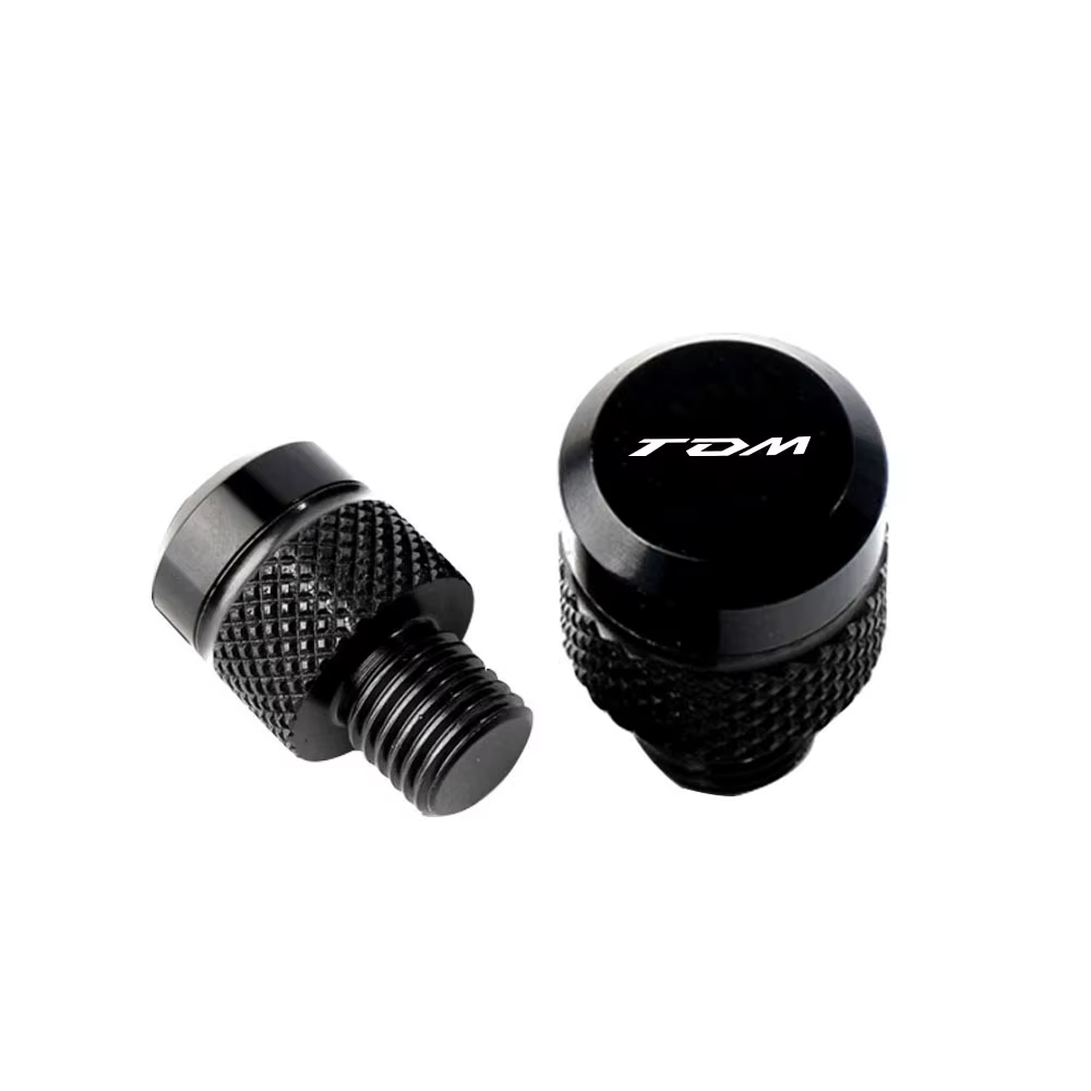 Boulons à vis en aluminium pour moto, trou de miroir, bouchons, capuchon, Yamaha TDM 850, 900, TDM85