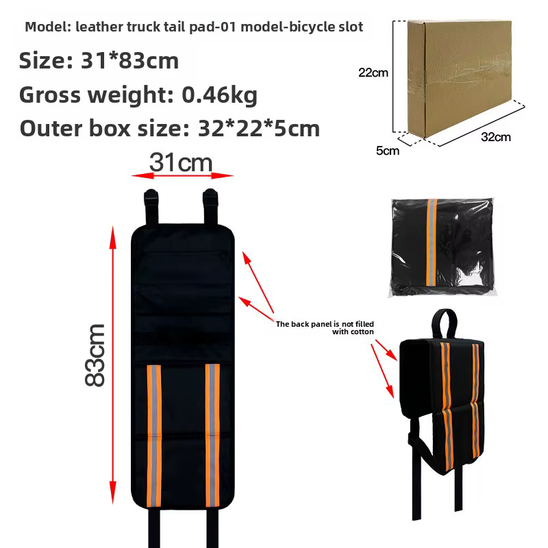 Coussinet de hayon pour vélos de montagne, coussin de Protection de hayon pour camionnette avec 3 po