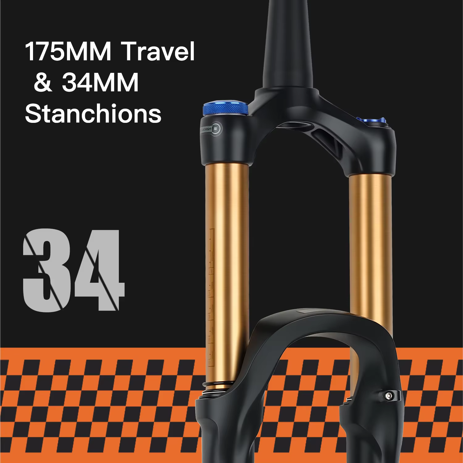 BOLANY-Fourche à suspension de vélo, Fourche VTT de voyage, XC DH AM Down Hill Thru Axle Boost, Susp