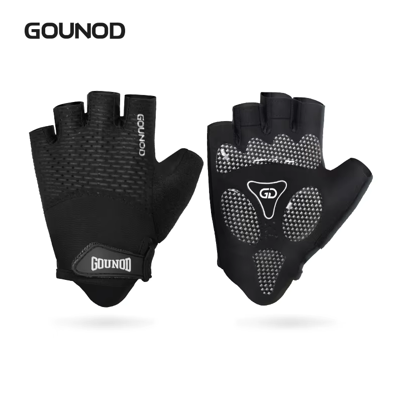 Gants de cyclisme antidérapants et durables, demi-doigts, absorbant la transpiration, respirants, po