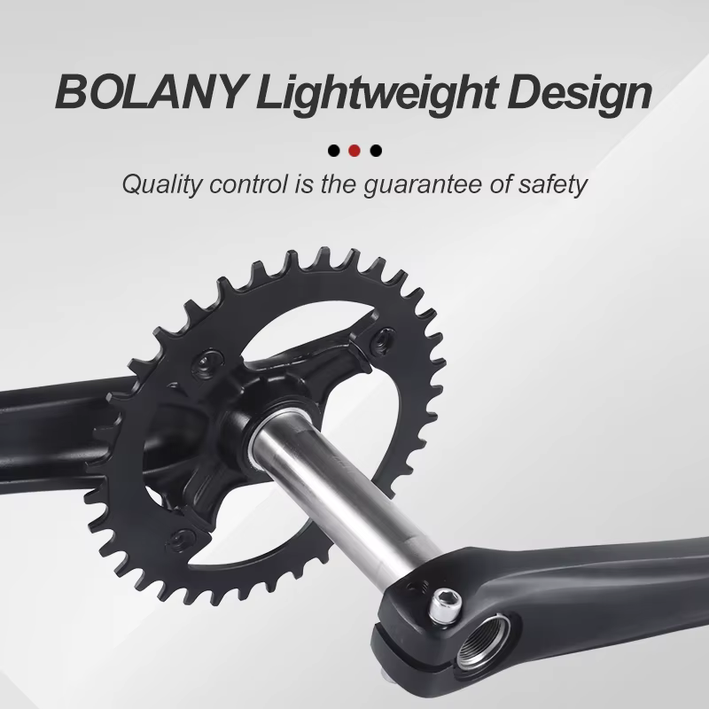 BOLANY Pédalier Intégré pour Vélo Plateau 104BCD Pédalier pour VTT Alliage d'Aluminium BB68 170mm 32
