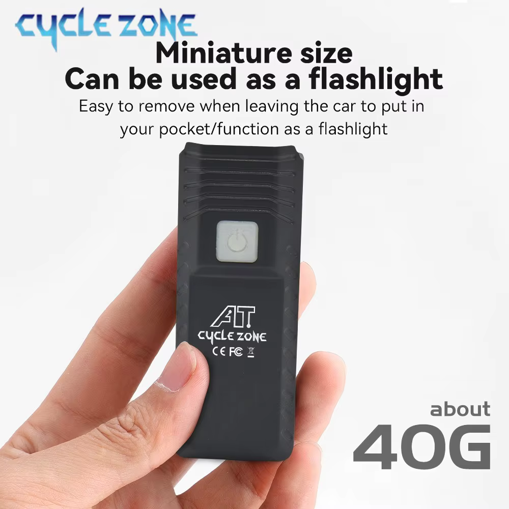 Ensemble de feux de vélo avant avec feu arrière LED feux de vélo rechargeables 3 Modes phare facile