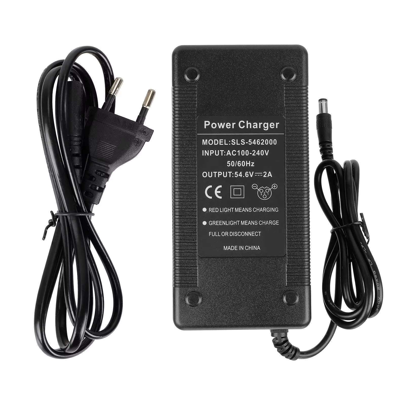Chargeur universel pour trottinette électrique, alimentation 54,6 V 2 A DC2.1, charge rapide pour ba