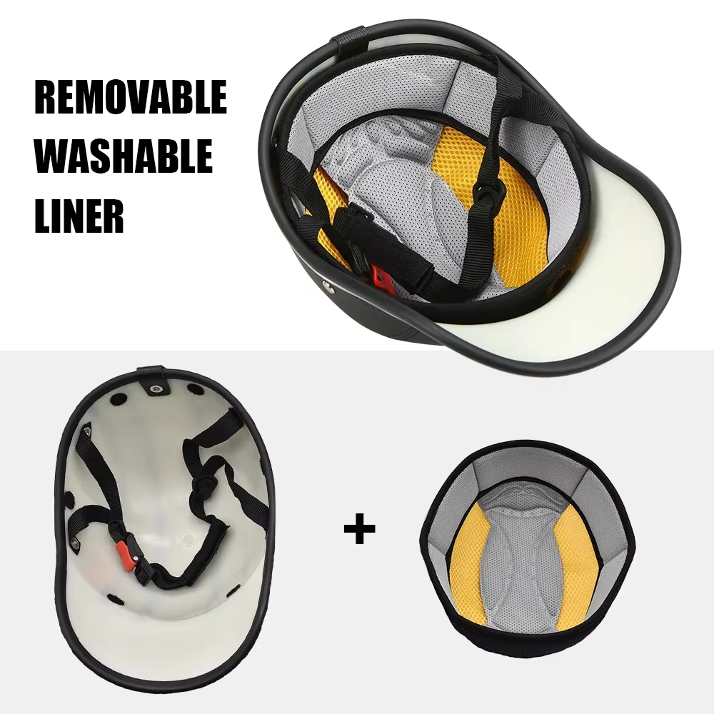 Casque de véloMoto MotocrossBicycle électriqueCasque de sécurité en cuir ABSCasque de sécurité de vé
