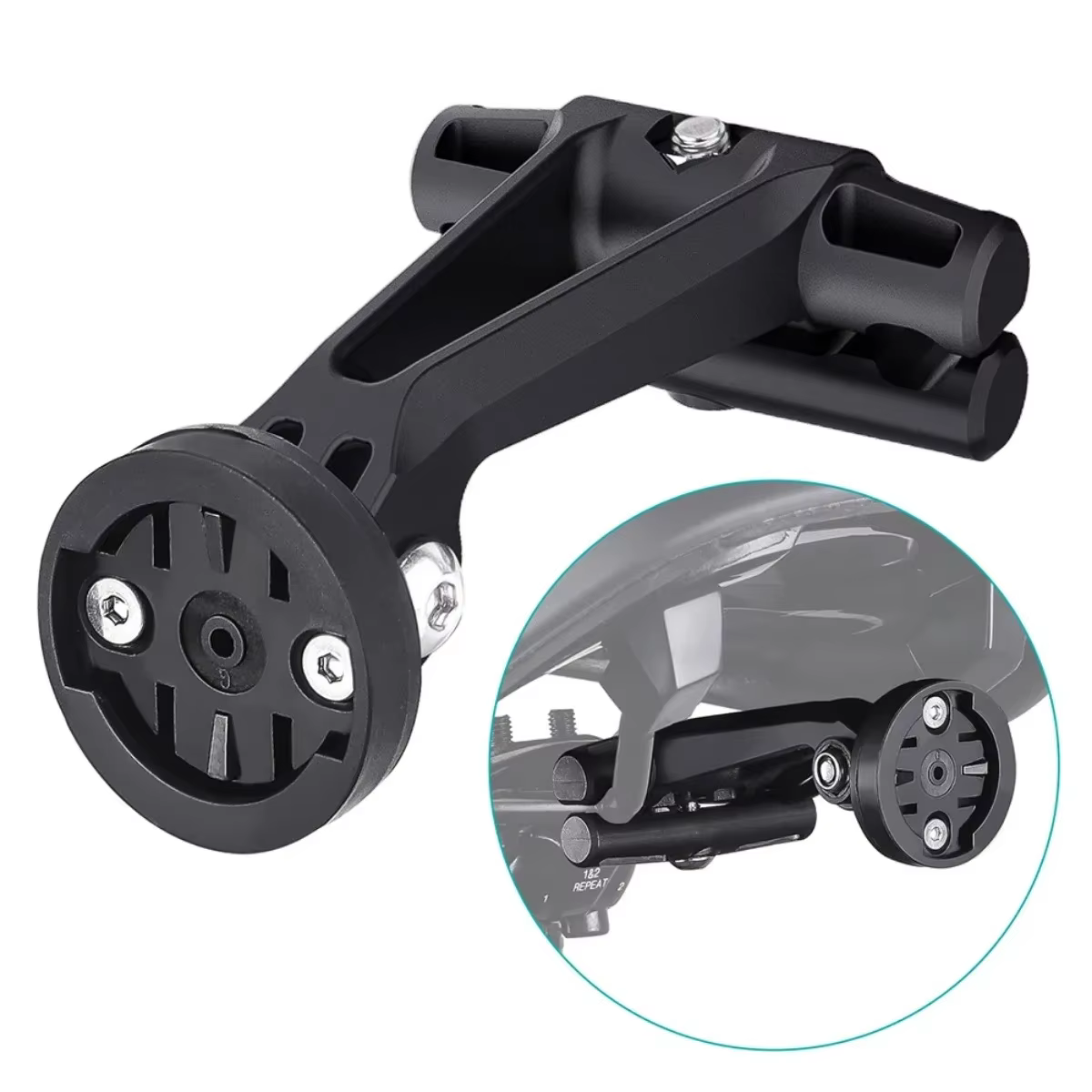 Support de selle de feu arrière de vélo, Support de tige de selle, Support de lampe de vélo vtt pour