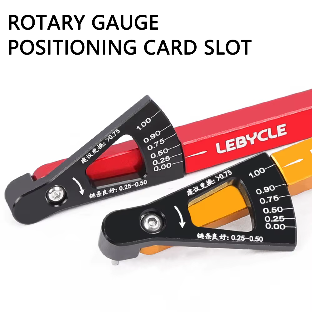 LEBYCLE 6 couleurs outil d'indicateur d'usure de chaîne de vélo liens de chaîne vérificateur vtt vél