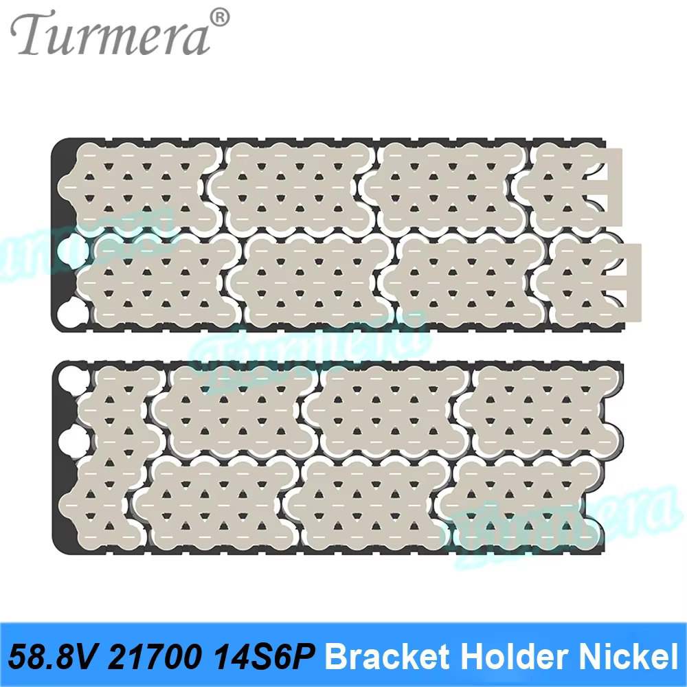 Turmera 48V 52V 60V 21700 support de batterie de vélo électrique avec Nickel 13S6P 13S7P 13S8P 14S6P