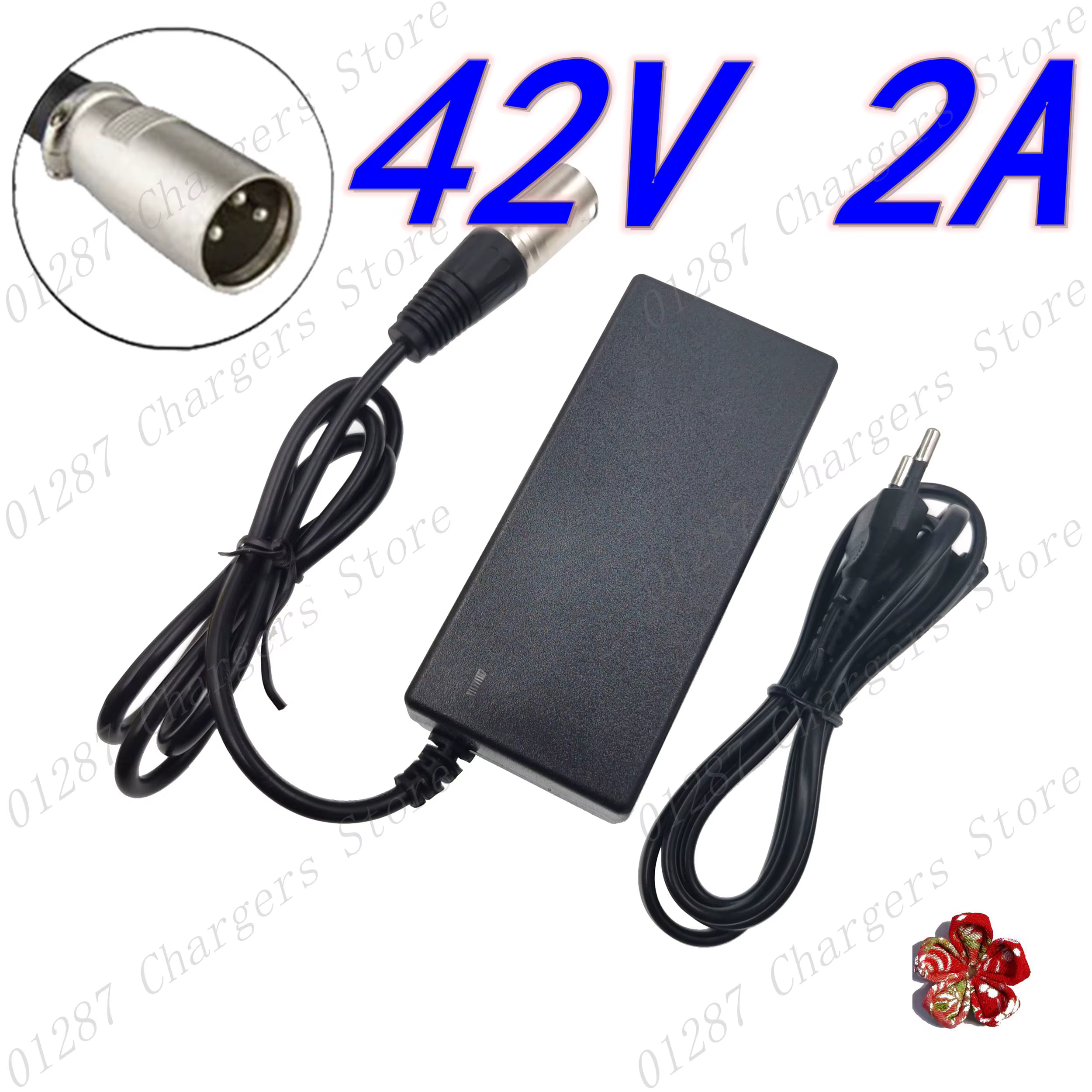 Chargeur 36V 42V 2A chargeur de batterie au lithium pour vélo électrique pour batterie au lithium 36