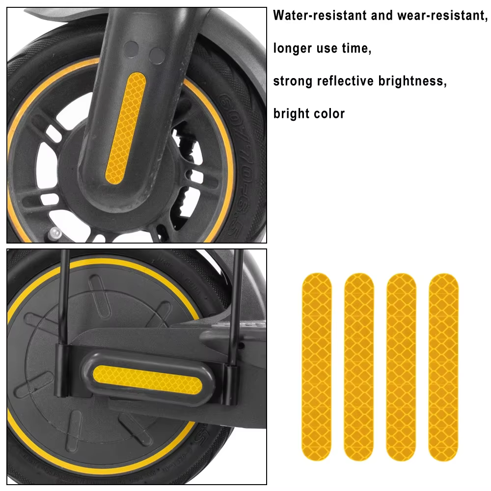 Autocollants réfléchissants pour Scooter électrique Segway Ninebot Max G2 G65 G30 G30D, bande d'aver
