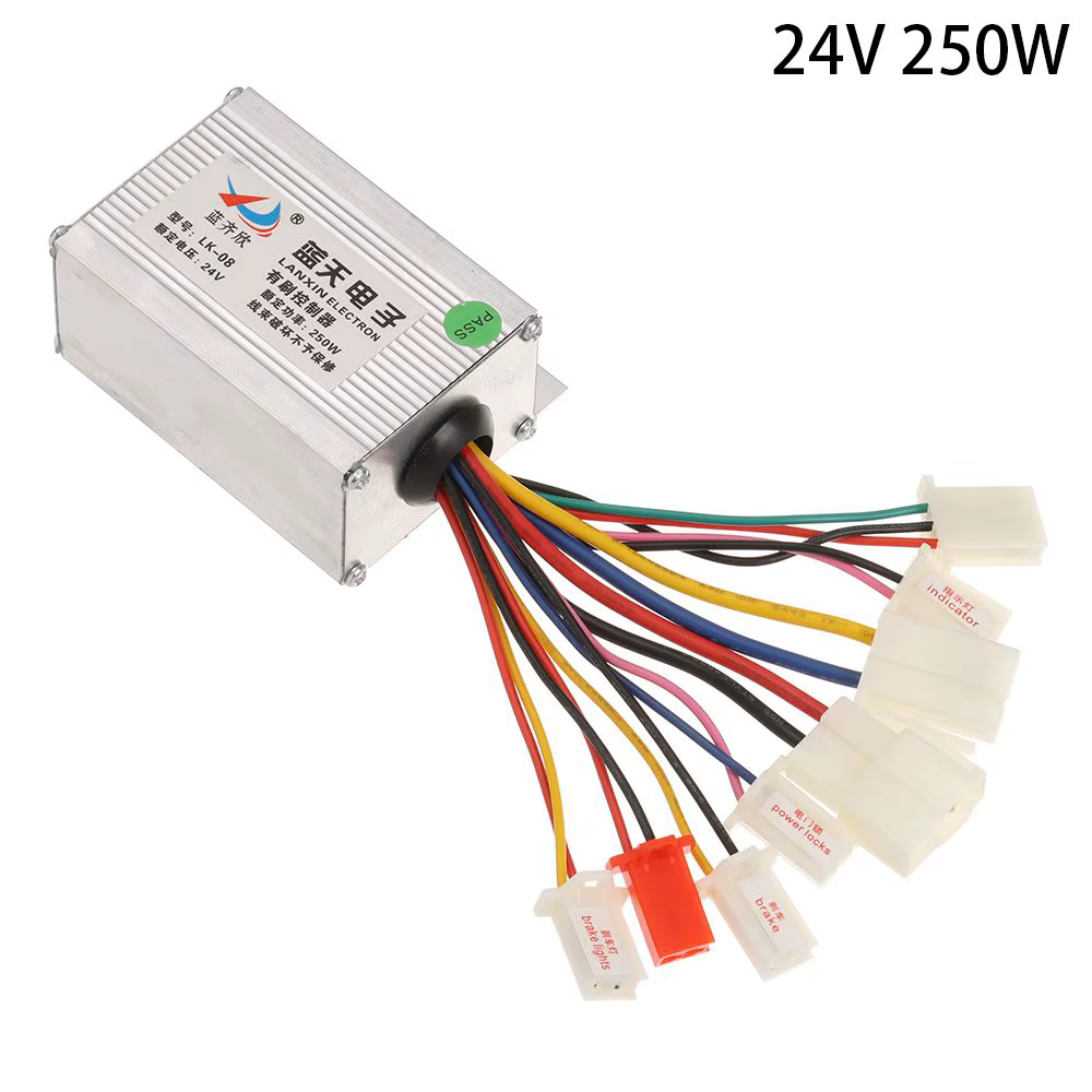 Accessoires de contrôle de moteur de vélo électrique 24V/36V/48V, 250W/350W/500W/800W, moteur à bala