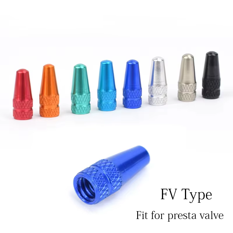 Bouchon de Valve FV pour pneu de vélo en alliage d'aluminium, protecteur couvert de vélo de route et