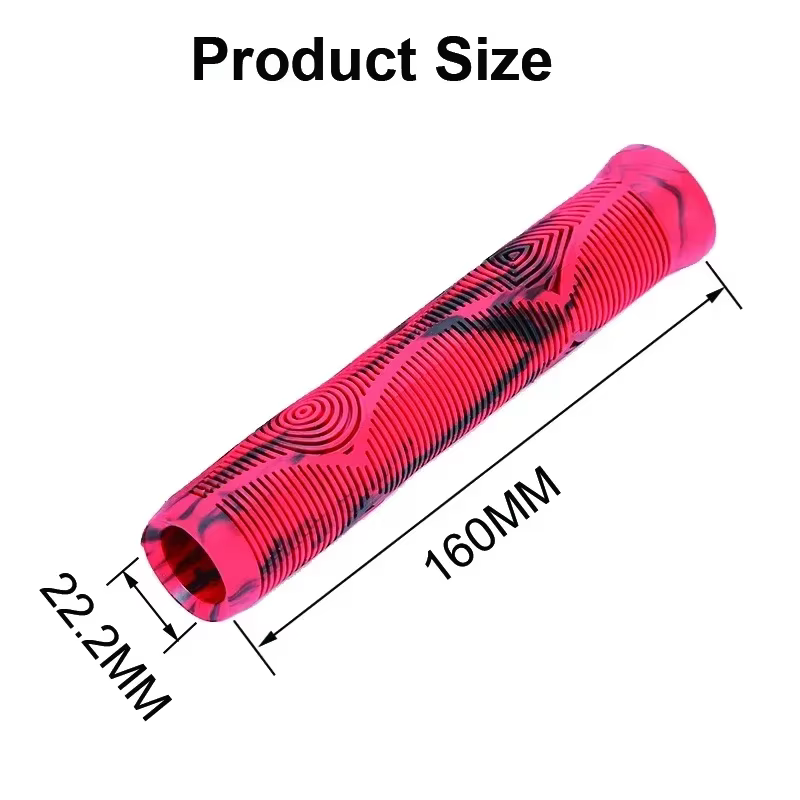 Poignées de guidon de vélo 160mm, housse de poignées étendues, confortable, antidérapant, antichoc, 