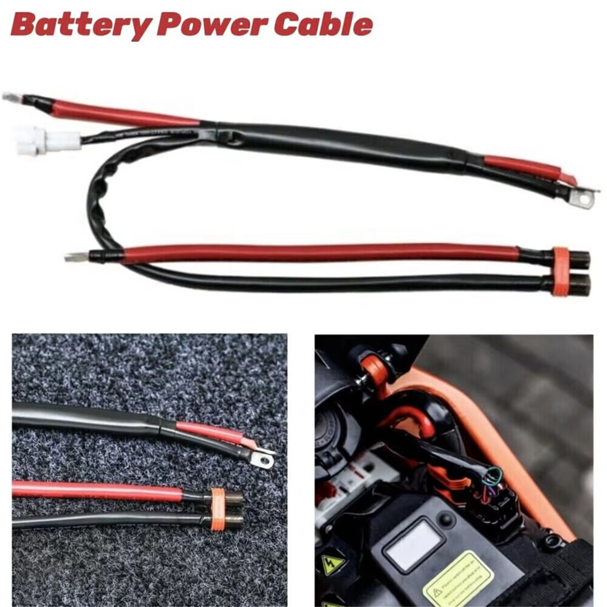 Câble d'alimentation de batterie de vélo électrique, fil adapté pour Sur-Ron Light, équation X