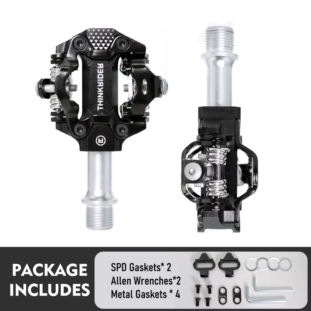 ThinkRider-Pédale de vélo étanche coordonnante, pédales éventuelles D ultralégères, 3 roulements sce