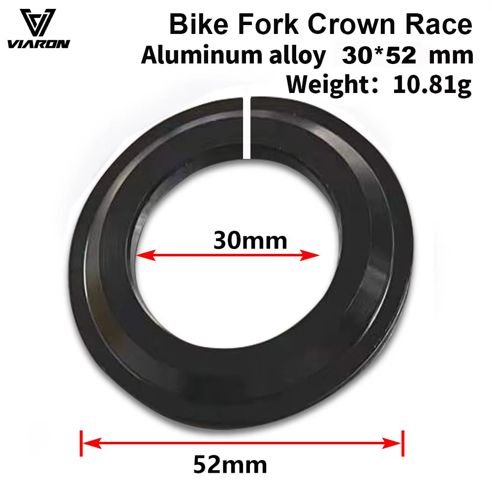 VIARON – entretoise de Base de casque de vélo, couronne de course, fourche conique/droite de 1.5 pou