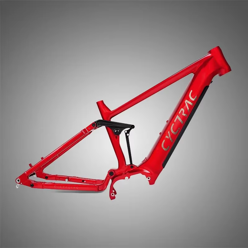 TWITTER EM6 cadre de vélo électrique à double suspension en alliage d'aluminium 29*2.4 pour moteur B