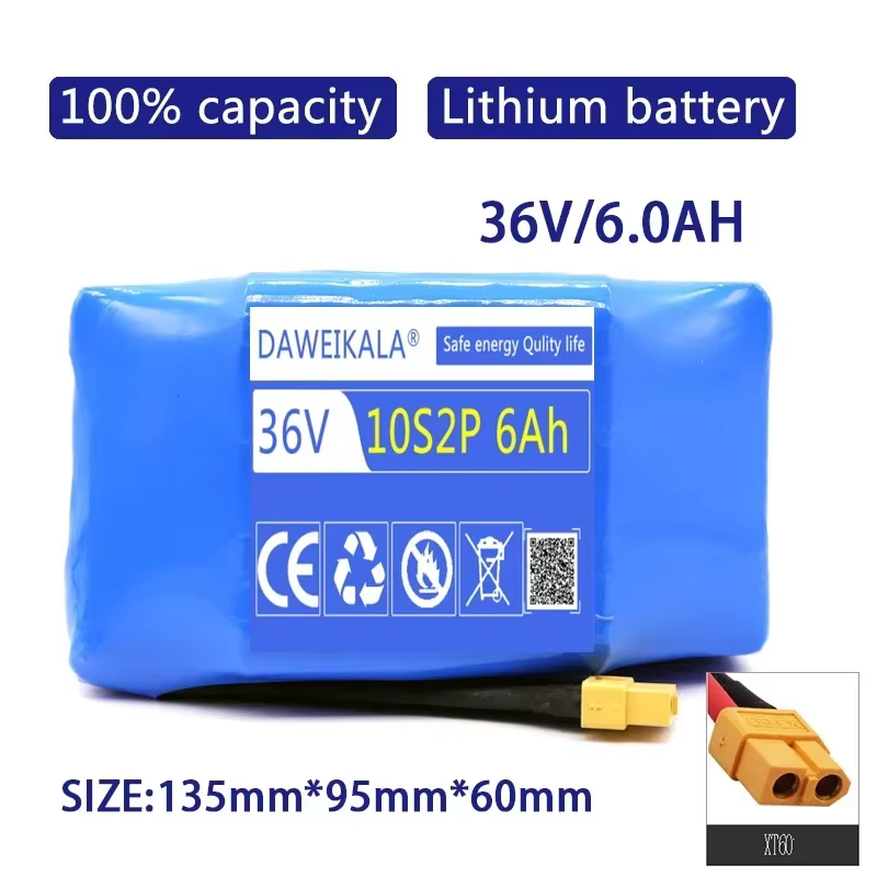 Mise à niveau de la batterie 36V 12000mAh batterie Lithium-ion Rechargeable pour Scooter électrique