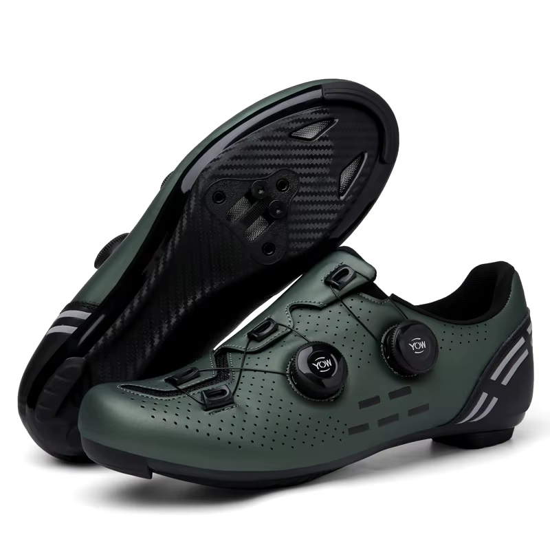 Chaussures de cyclisme sur route pour hommes, chaussures de compétition à blocage automatique, chaus