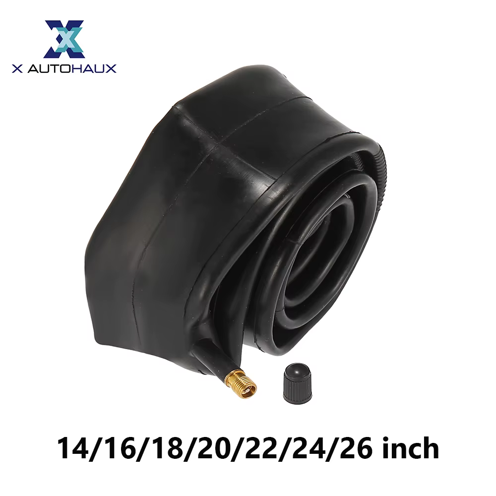 X Autohaux – pneus intérieurs de vélo Schrader 14/16/18/20/22/24/26 pouces, 1.75/2.125 pouces de lar